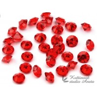 Diamantky červené 4mm ...